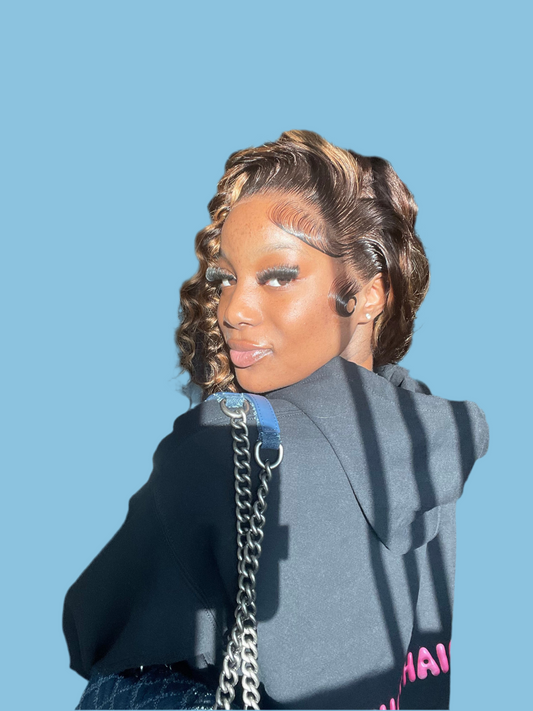 180% Density 13*4 Full Frontal Lace Straight/ Body wave Highlight