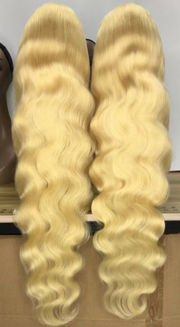 210% Density 13*4 Full Frontal Lace Body wave 613/Highlight