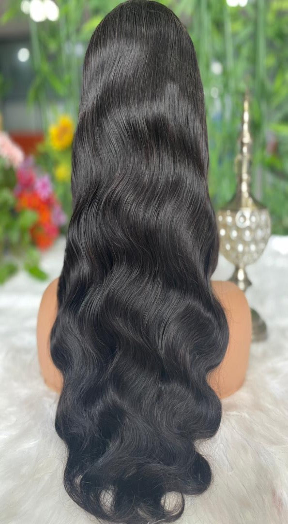 210% Density 13*4 Full Frontal Lace Body Wave Black